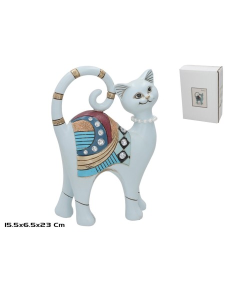 GATO RESINA KEFERA 15.5X6.5X23CM