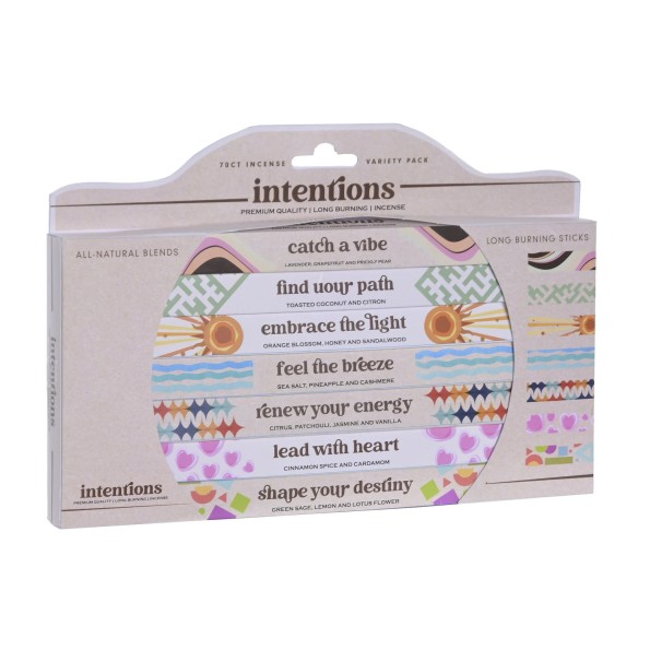 INCIENSO VARILLA SET 70 AROMA 27X2X18 INTENTIONS 2