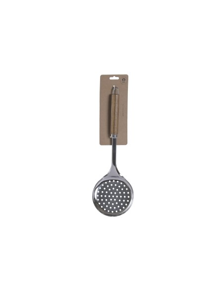 ESPUMADERA INOX ACACIA 12X4X36,4 NATURAL