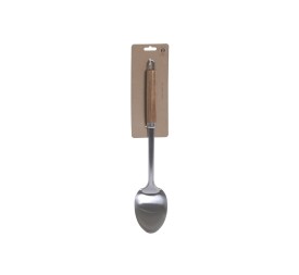 CUCHARA INOX ACACIA 7,3X4X33,5 NATURAL