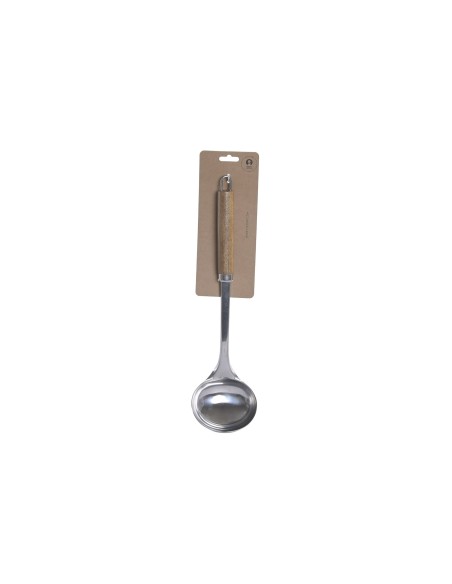 CUCHARON INOX ACACIA 9X5,5X35 NATURAL