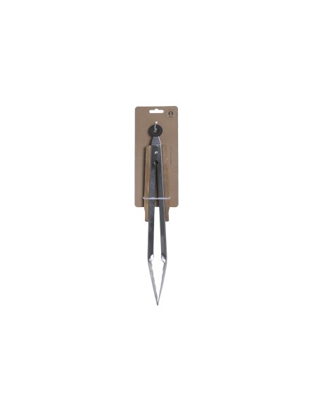PINZAS INOX ACACIA 5X4X34,5 NATURAL