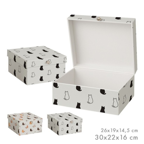 SET DE 2 CAJAS CATS SURT/2
