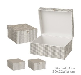SET 2 CAJAS BASIC VICHY RAYAS SURT/2