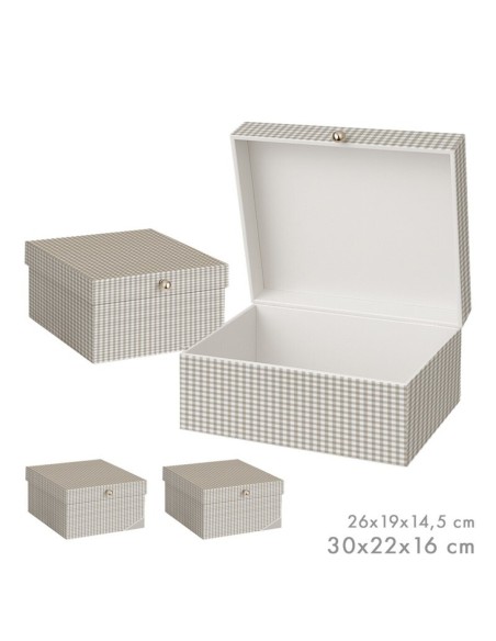 SET 2 CAJAS BASIC VICHY RAYAS SURT/2
