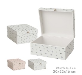 SET DE 2 CAJAS FLORES PEQUEÑAS SURT/2