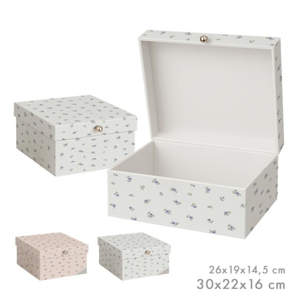 SET DE 2 CAJAS FLORES PEQUEÑAS SURT/2
