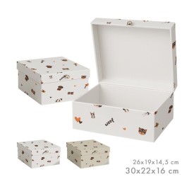 SET DE 2 CAJAS LOVELY DOGS SURT/2
