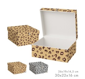 SET DE 2 CAJAS ANIMAL PRINT SURT/2