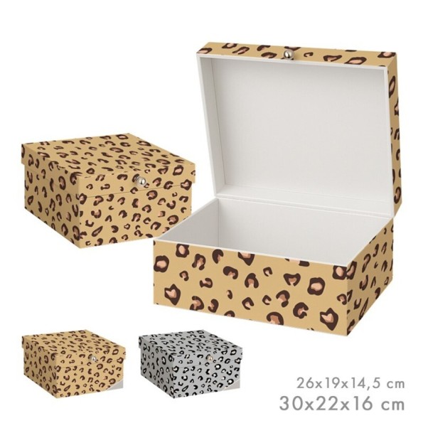 SET DE 2 CAJAS ANIMAL PRINT SURT/2