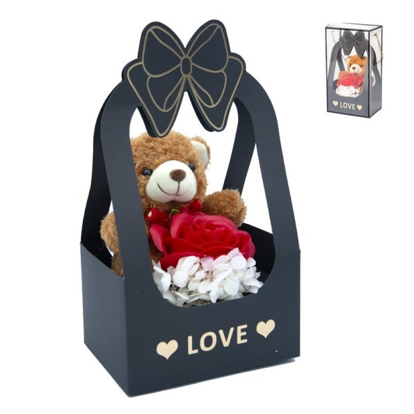 PELUCHE OSITO CAJA LOVE