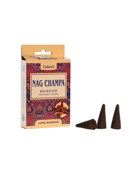 INCIENSO CONO SET 10 AROMA 1,5X1,5X3,5 NAG CHAMPA