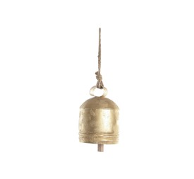 CAMPANA HIERRO CUERDA 16X16X50 DESGASTADO DORADO