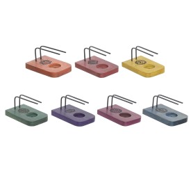 SOPORTE INCIENSO MANGO 9X13X7 7 CHAKRAS 7 SURT.