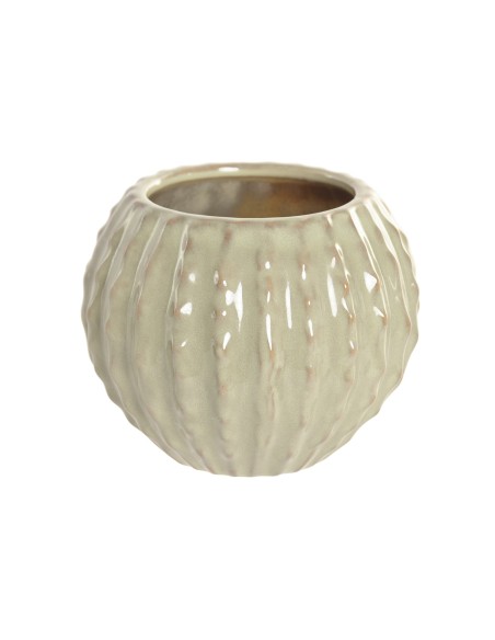 JARRON GRES 19X19X15 VERDE