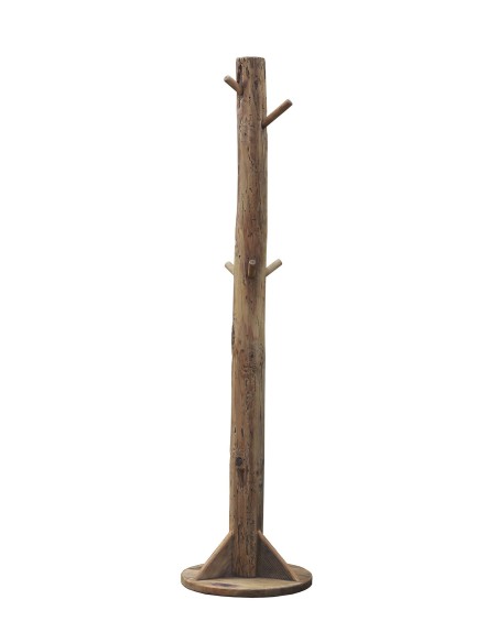 PERCHERO MADERA RECICLADA PINO 45X45X180