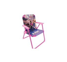 SILLA METALICA PLEGABLE GUERRERAS K-POP 38*27*50CM