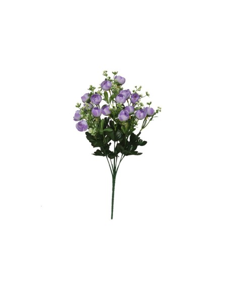 RAMO RANUNKULUS X9 X18 -51CM (VIOLETA)
