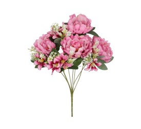RAMO PEONIA-LILIES X 8- 45 CM (VIOLETA)