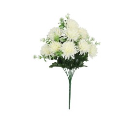 RAMO CRISANTEMOS X 9 - 47 CM (CREMA)