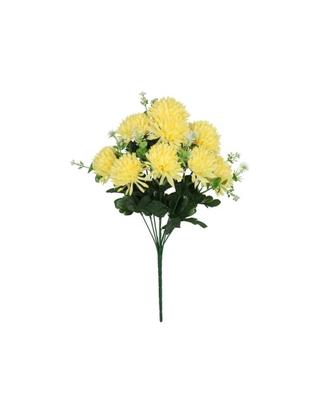 RAMO CRISANTEMOS X 9 - 47 CM (AMARILLO)