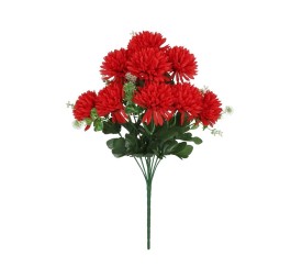 RAMO CRISANTEMOS X 9 - 47 CM (ROJO)