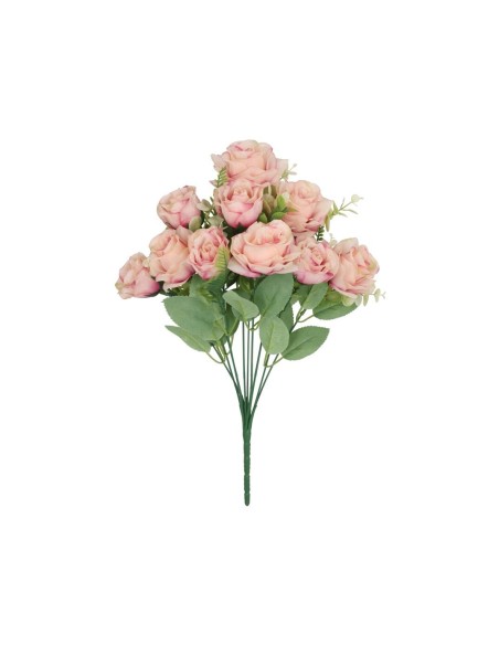 RAMO ROSAS-CAPULLOS X 10 - 46CM (ROSA)