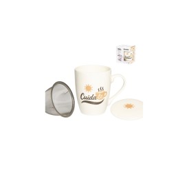 TAZA INFUSION C/ FILTRO 350 ML QUIERETE