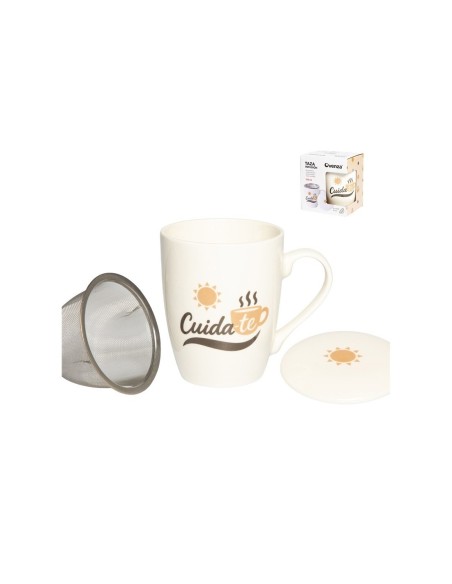 TAZA INFUSION C/ FILTRO 350 ML QUIERETE