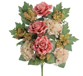 PALMA HYDRANGEA ROSAS (5644-51)