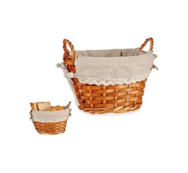 PANERA MIMBRE PUNTILLA OVALADA NATUR P 17X16X24CM