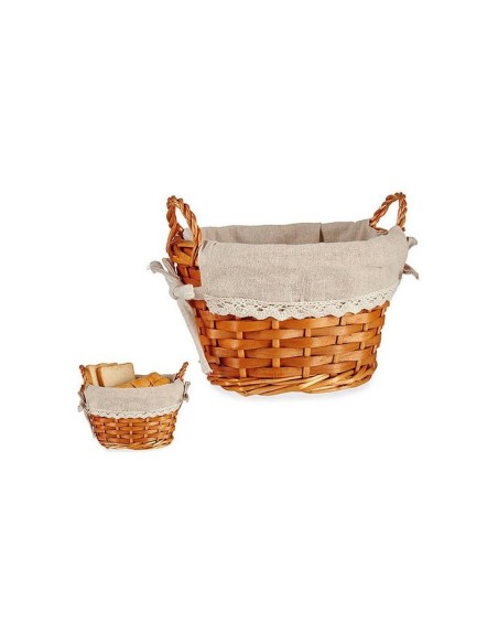 PANERA MIMBRE PUNTILLA OVALADA NATUR P 17X16X24CM