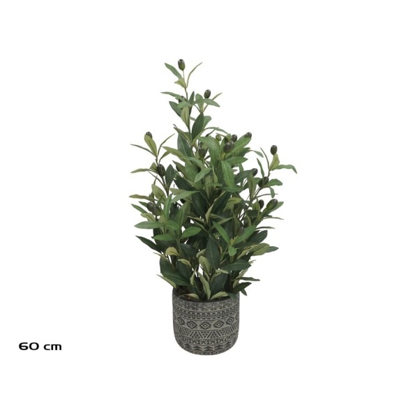 MACETA CEMENTO OLIVO - 60 CM