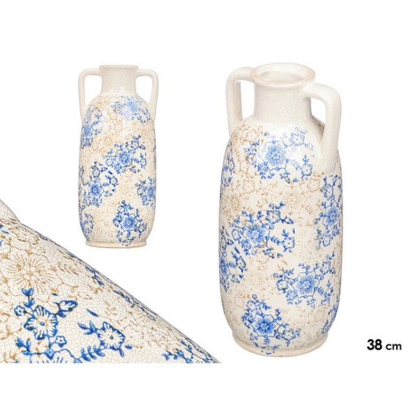 JARRON NONNA 2 ASA AZUL BEIGE 38CM