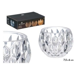 PORTAVELA CRISTAL DIAMANTE PEQ