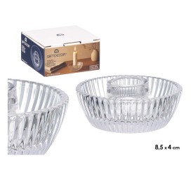 PORTAVELA CRISTAL CUENCO