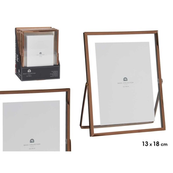 MARCO METAL COBRE 13X18CM