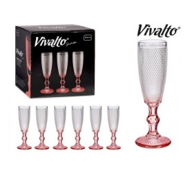 COPA PUNTOS CAVA PIE ROSA