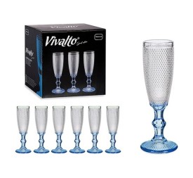 COPA PUNTOS CAVA PIE AZUL COBALTO