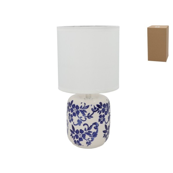 LAMPARA CERAMICA MESA PILAR 27CM