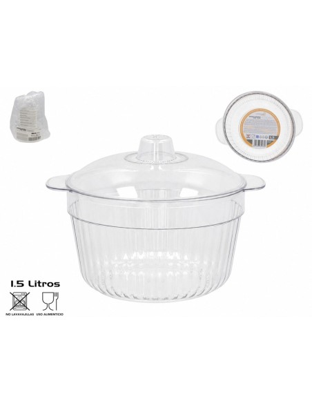 ENSALADERA C/TAPA MIRIAM 1.5L