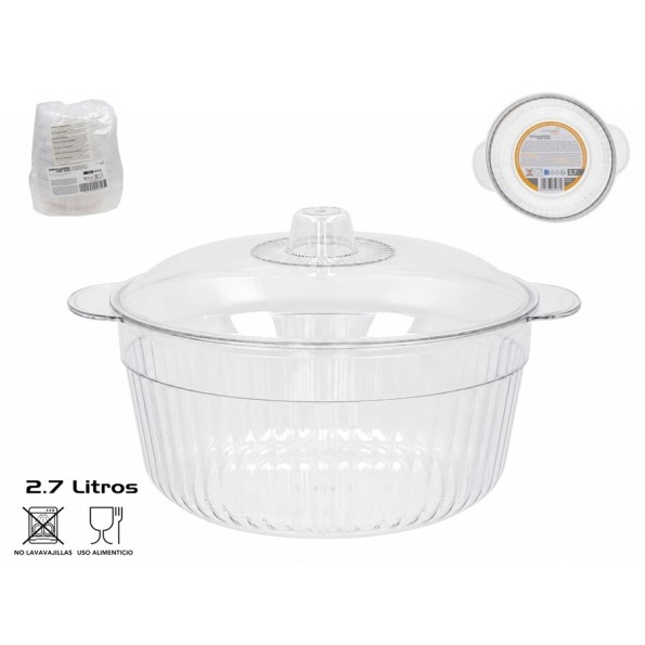 ENSALADERA C/TAPA MIRIAM 2.7L