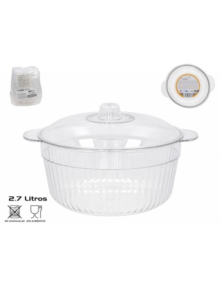 ENSALADERA C/TAPA MIRIAM 2.7L