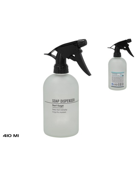 PULVERIZADOR CRISTAL MATE ESTAMPADO 410ML