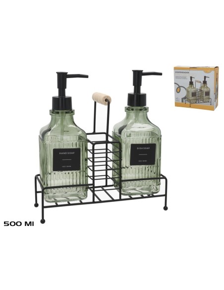 DISPENSADOR CRISTAL FREGADERO X3 300ML