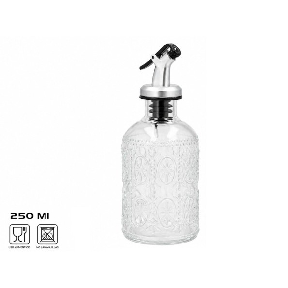 DISPENSADOR ACEITE/VINAGRE CRISTAL 250ML