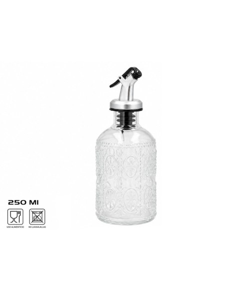 DISPENSADOR ACEITE/VINAGRE CRISTAL 250ML