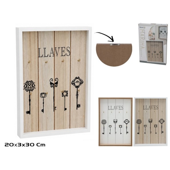 GUARDA-LLAVES MARIHA 20X3X30CM 2 STD.