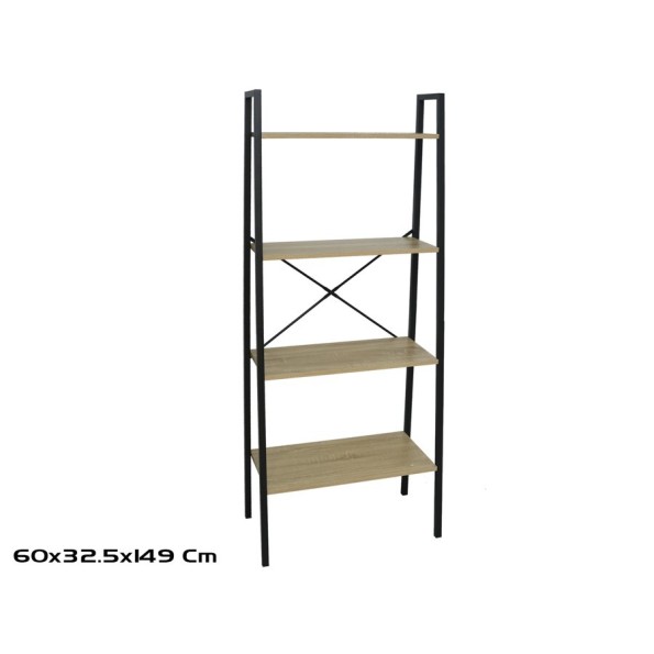ESTANTERIA ARKA 4 ALTURAS 148X60X32,5 CM