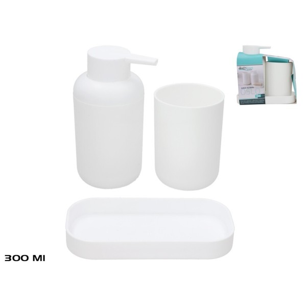 JUEGO ACCESORIOS BAÑO X3 300ML OSLO